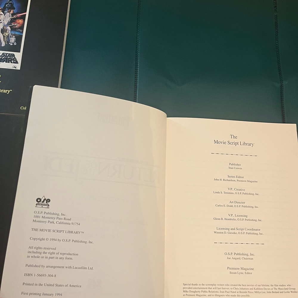Star Wars Movie Script Collection - Picture 8 of 12